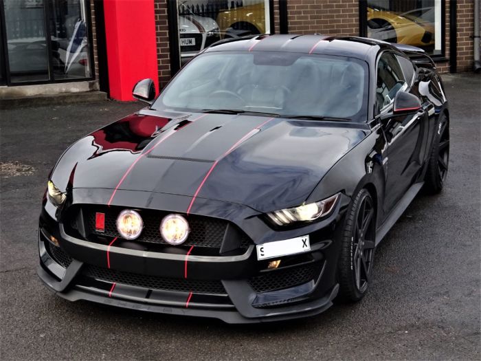 Ford Mustang 5.0 V8 GT 2dr Auto WIDEBODY FULL GT-RS 350 PACK BY ROGUE CUSTOMS LOOKS OVER 70K WORTH UK CAR 66 REG Coupe Petrol Black