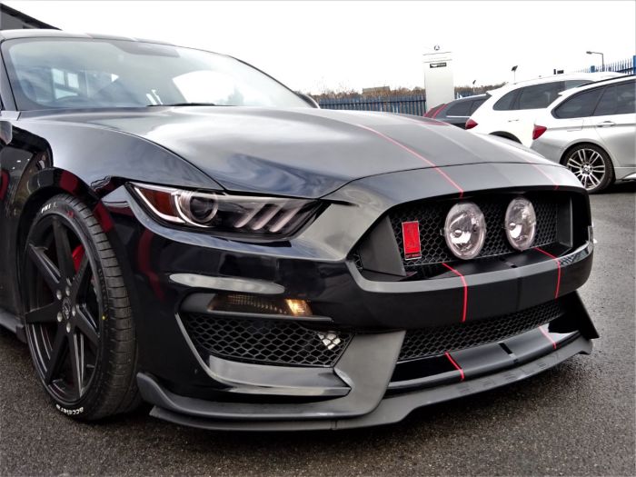 Ford Mustang 5.0 V8 GT 2dr Auto WIDEBODY FULL GT-RS 350 PACK BY ROGUE CUSTOMS LOOKS OVER 70K WORTH UK CAR 66 REG Coupe Petrol Black