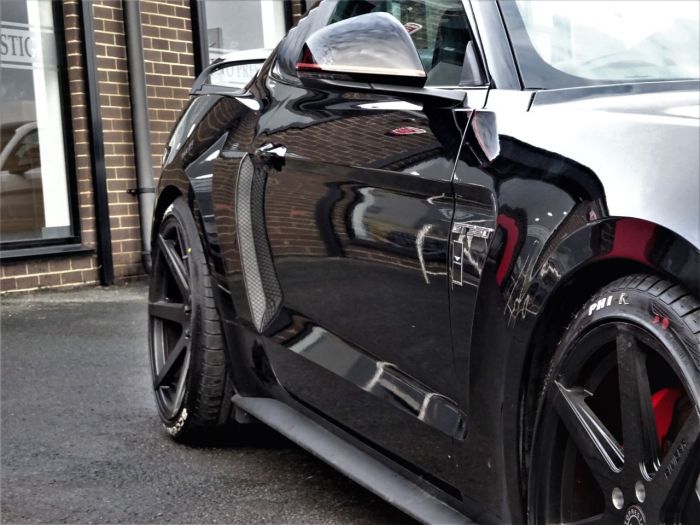Ford Mustang 5.0 V8 GT 2dr Auto WIDEBODY FULL GT-RS 350 PACK BY ROGUE CUSTOMS LOOKS OVER 70K WORTH UK CAR 66 REG Coupe Petrol Black