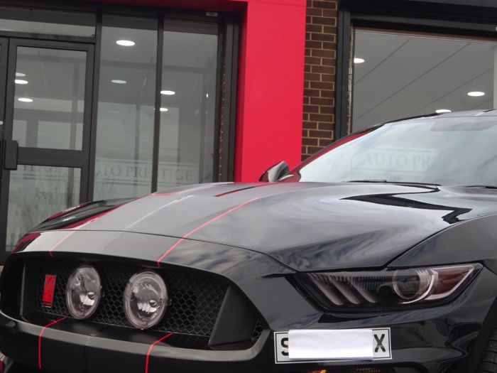Ford Mustang 5.0 V8 GT 2dr Auto WIDEBODY FULL GT-RS 350 PACK BY ROGUE CUSTOMS LOOKS OVER 70K WORTH UK CAR 66 REG Coupe Petrol Black