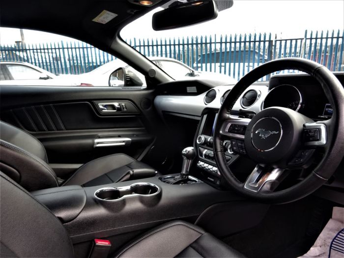 Ford Mustang 5.0 V8 GT 2dr Auto WIDEBODY FULL GT-RS 350 PACK BY ROGUE CUSTOMS LOOKS OVER 70K WORTH UK CAR 66 REG Coupe Petrol Black