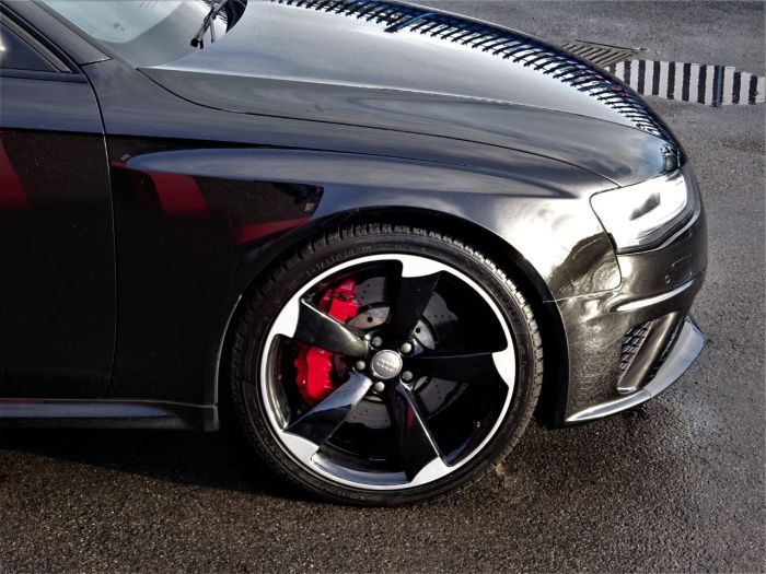 Audi RS4 4.2 FSI Quattro 5dr S Tronic MASSIVE SPECIFICATION BLACK PACK 63 REG Estate Petrol Black