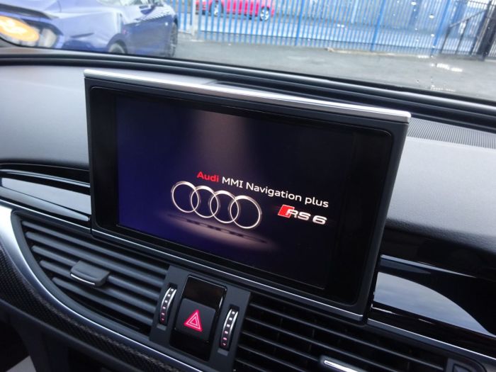 Audi RS6 4.0T FSI Quattro Tip Auto MASSIVE SPECIFICATION 66 REG VERY LOW MILEAGE FROM NEW Estate Petrol Black