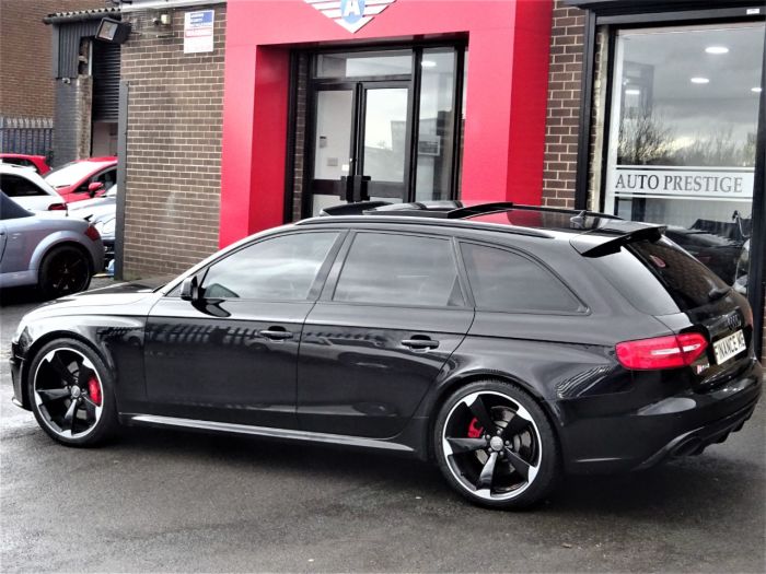Audi RS4 4.2 FSI Quattro 5dr S Tronic MASSIVE SPECIFICATION BLACK PACK 63 REG Estate Petrol Black