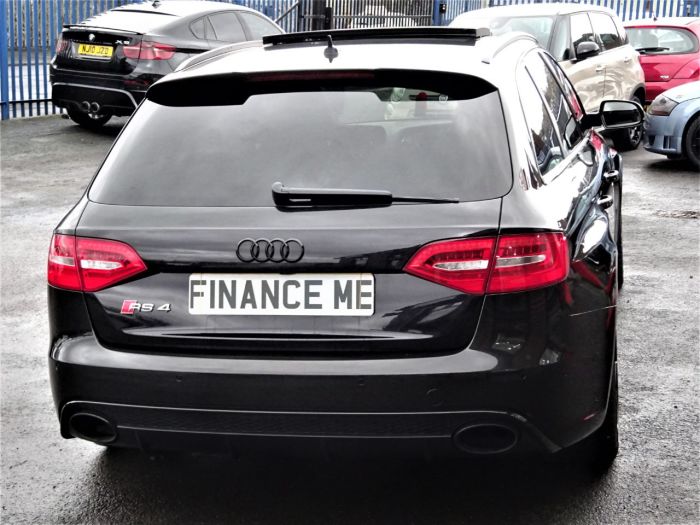 Audi RS4 4.2 FSI Quattro 5dr S Tronic MASSIVE SPECIFICATION BLACK PACK 63 REG Estate Petrol Black