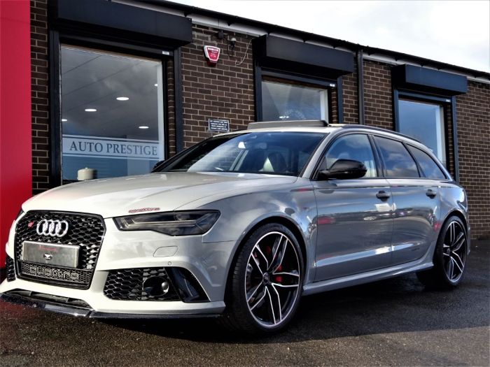 Audi RS6 4.0T FSI Quattro NARDO GREY 65 REG MASSIVE SPECIFICATION AUDI WARRANTY 1 OWNER DVD SYSTEM Estate Petrol Nardo Grey