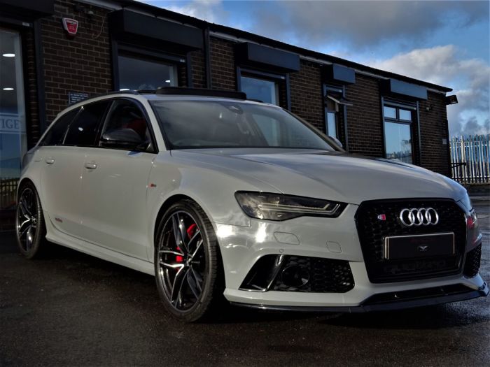 Audi RS6 4.0T FSI Quattro NARDO GREY 65 REG MASSIVE SPECIFICATION AUDI WARRANTY 1 OWNER DVD SYSTEM Estate Petrol Nardo Grey