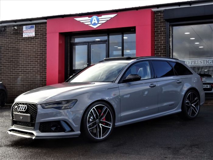 Audi RS6 4.0T FSI Quattro NARDO GREY 65 REG MASSIVE SPECIFICATION AUDI WARRANTY 1 OWNER DVD SYSTEM Estate Petrol Nardo Grey