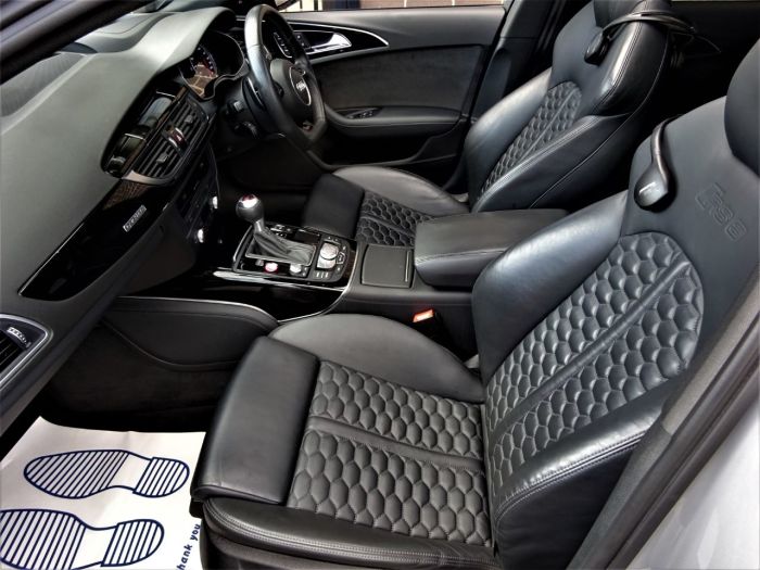 Audi RS6 4.0T FSI Quattro NARDO GREY 65 REG MASSIVE SPECIFICATION AUDI WARRANTY 1 OWNER DVD SYSTEM Estate Petrol Nardo Grey