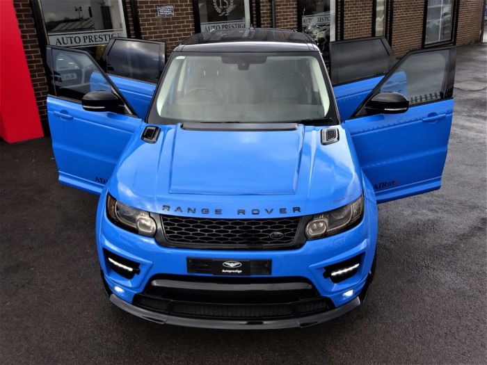 Land Rover Range Rover Sport 3.0 SDV6 HSE 5dr Auto ADAIR GTS RARE CUSTOM PALLET BLUE INDIVIDUAL EDITION Four Wheel Drive Diesel Blue