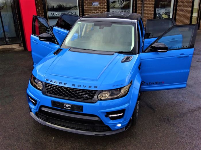 Land Rover Range Rover Sport 3.0 SDV6 HSE 5dr Auto ADAIR GTS RARE CUSTOM PALLET BLUE INDIVIDUAL EDITION Four Wheel Drive Diesel Blue