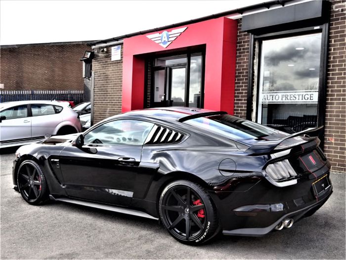 Ford Mustang 5.0 V8 GT 2dr Auto WIDEBODY FULL GT-RS 350 PACK BY ROGUE CUSTOMS LOOKS OVER 70K WORTH UK CAR 66 REG Coupe Petrol Black