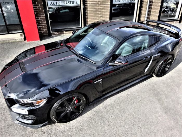 Ford Mustang 5.0 V8 GT 2dr Auto WIDEBODY FULL GT-RS 350 PACK BY ROGUE CUSTOMS LOOKS OVER 70K WORTH UK CAR 66 REG Coupe Petrol Black