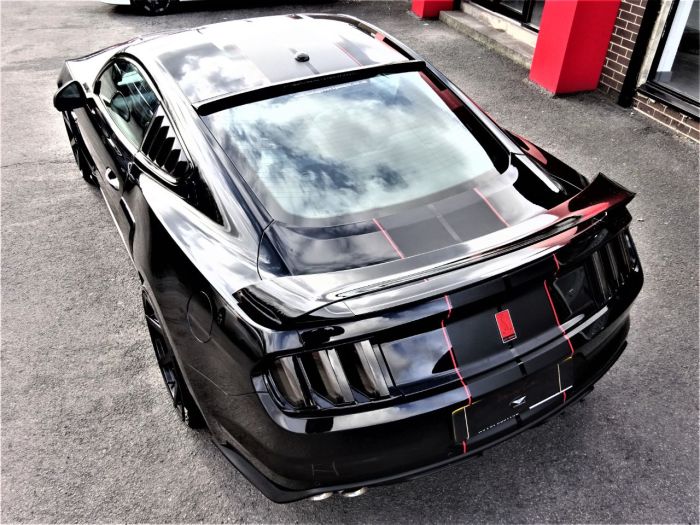 Ford Mustang 5.0 V8 GT 2dr Auto WIDEBODY FULL GT-RS 350 PACK BY ROGUE CUSTOMS LOOKS OVER 70K WORTH UK CAR 66 REG Coupe Petrol Black