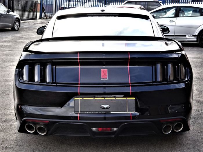 Ford Mustang 5.0 V8 GT 2dr Auto WIDEBODY FULL GT-RS 350 PACK BY ROGUE CUSTOMS LOOKS OVER 70K WORTH UK CAR 66 REG Coupe Petrol Black