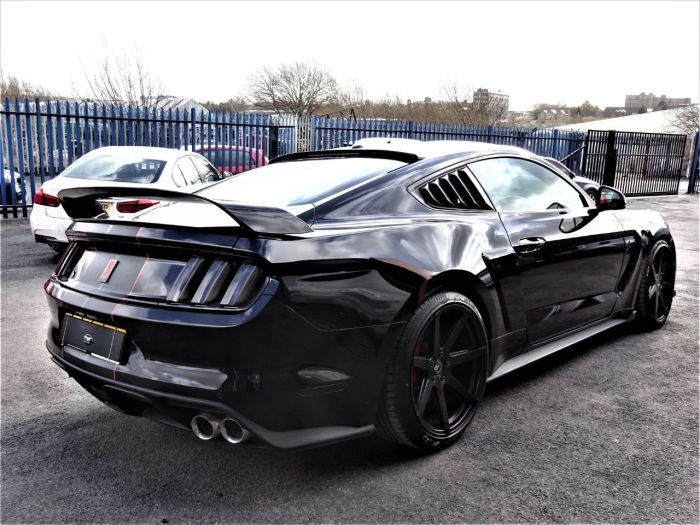 Ford Mustang 5.0 V8 GT 2dr Auto WIDEBODY FULL GT-RS 350 PACK BY ROGUE CUSTOMS LOOKS OVER 70K WORTH UK CAR 66 REG Coupe Petrol Black