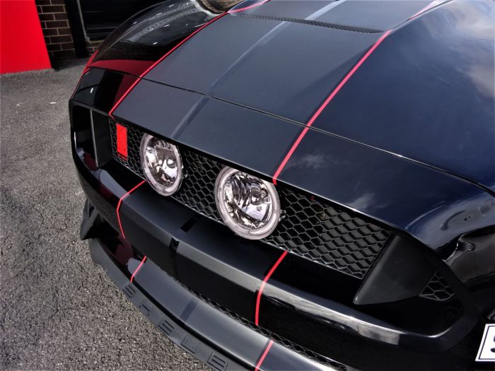 Ford Mustang 5.0 V8 GT 2dr Auto WIDEBODY FULL GT-RS 350 PACK BY ROGUE CUSTOMS LOOKS OVER 70K WORTH UK CAR 66 REG Coupe Petrol Black