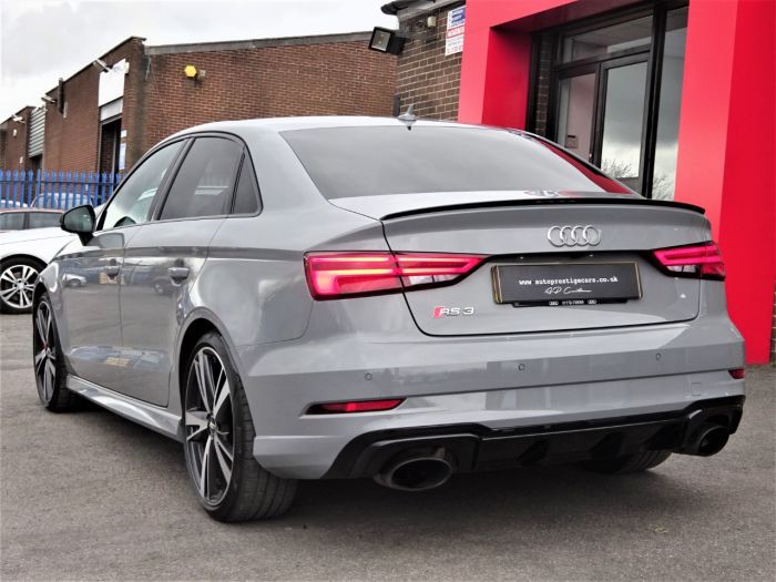 Audi RS3 2.5 TFSI Quattro 4dr S Tronic WITH MASSIVE SPEC OVER 50K NEW LAST RETIRED OWNER NARDO GREY Saloon Petrol Grey