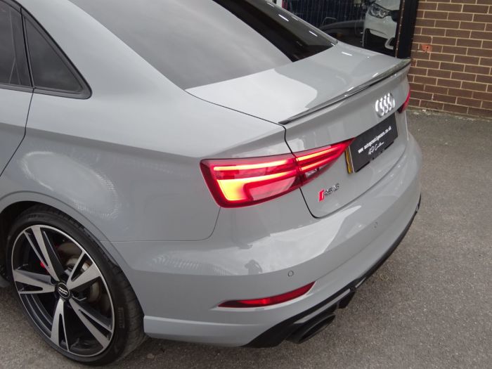 Audi RS3 2.5 TFSI Quattro 4dr S Tronic WITH MASSIVE SPEC OVER 50K NEW LAST RETIRED OWNER NARDO GREY Saloon Petrol Grey
