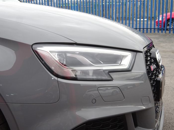 Audi RS3 2.5 TFSI Quattro 4dr S Tronic WITH MASSIVE SPEC OVER 50K NEW LAST RETIRED OWNER NARDO GREY Saloon Petrol Grey