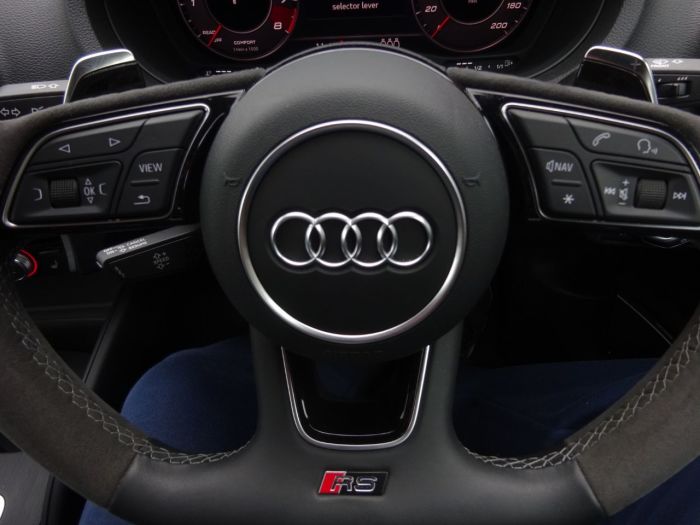 Audi RS3 2.5 TFSI Quattro 4dr S Tronic WITH MASSIVE SPEC OVER 50K NEW LAST RETIRED OWNER NARDO GREY Saloon Petrol Grey