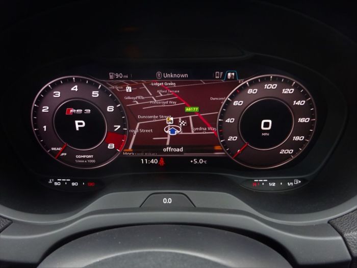 Audi RS3 2.5 TFSI Quattro 4dr S Tronic WITH MASSIVE SPEC OVER 50K NEW LAST RETIRED OWNER NARDO GREY Saloon Petrol Grey