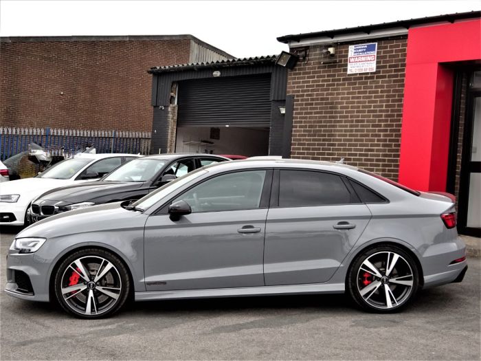Audi RS3 2.5 TFSI Quattro 4dr S Tronic WITH MASSIVE SPEC OVER 50K NEW LAST RETIRED OWNER NARDO GREY Saloon Petrol Grey