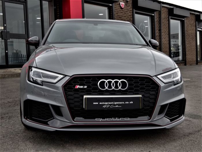 Audi RS3 2.5 TFSI Quattro 4dr S Tronic WITH MASSIVE SPEC OVER 50K NEW LAST RETIRED OWNER NARDO GREY Saloon Petrol Grey