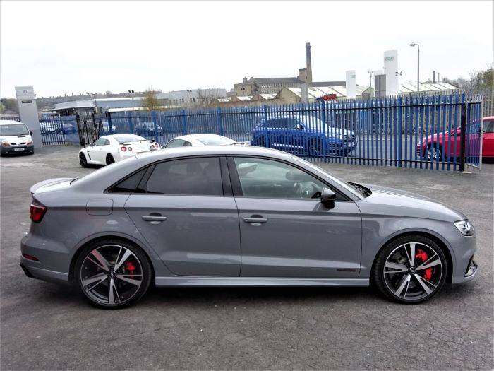Audi RS3 2.5 TFSI Quattro 4dr S Tronic WITH MASSIVE SPEC OVER 50K NEW LAST RETIRED OWNER NARDO GREY Saloon Petrol Grey