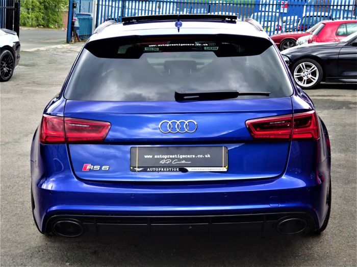 Audi RS6 4.0T FSI Quattro Performance AUDI EXCLUSIVE RS RACING BLUE WITH HUGH SPEC 2018 MODEL Estate Petrol Blue