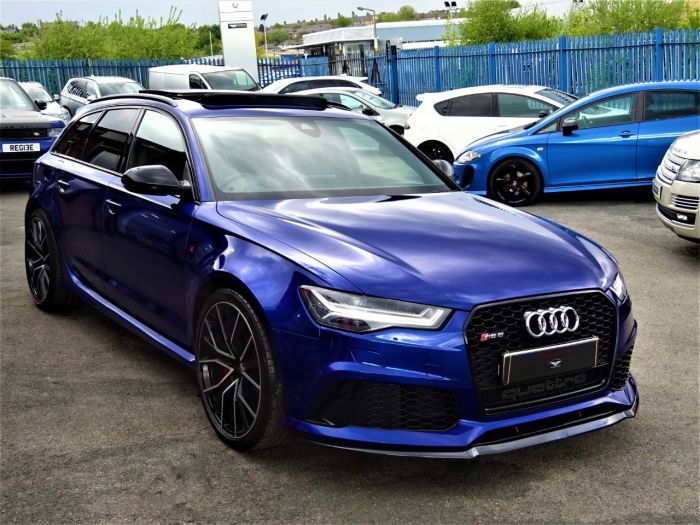 Audi RS6 4.0T FSI Quattro Performance AUDI EXCLUSIVE RS RACING BLUE WITH HUGH SPEC 2018 MODEL Estate Petrol Blue
