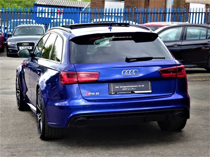 Audi RS6 4.0T FSI Quattro Performance AUDI EXCLUSIVE RS RACING BLUE WITH HUGH SPEC 2018 MODEL Estate Petrol Blue