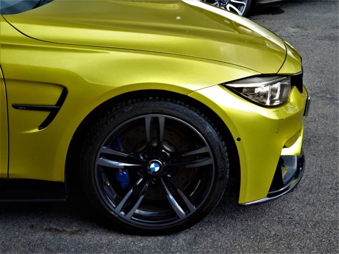 BMW M3 3.0 S-A WITH CARBON PACK RARE AUSTIN YELLOW LOW MILEAGE FBMWSH JUST SERVICED Saloon Petrol Yellow