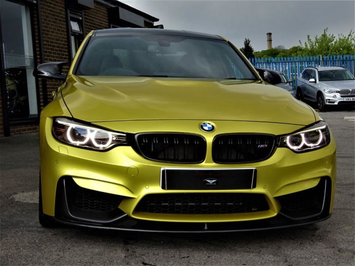BMW M3 3.0 S-A WITH CARBON PACK RARE AUSTIN YELLOW LOW MILEAGE FBMWSH JUST SERVICED Saloon Petrol Yellow