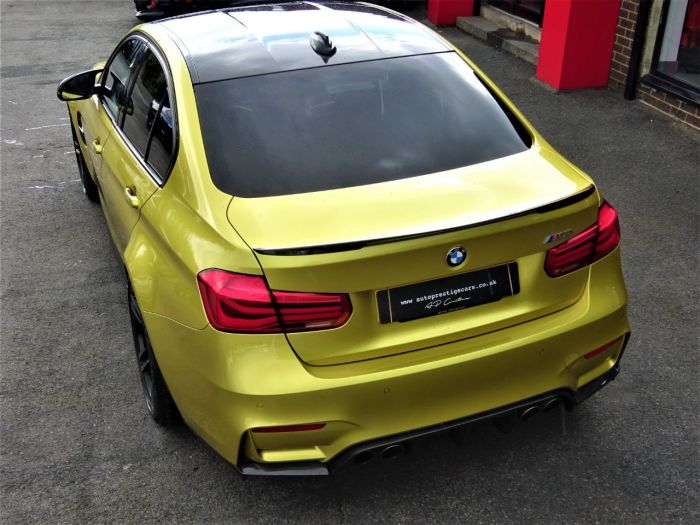 BMW M3 3.0 S-A WITH CARBON PACK RARE AUSTIN YELLOW LOW MILEAGE FBMWSH JUST SERVICED Saloon Petrol Yellow