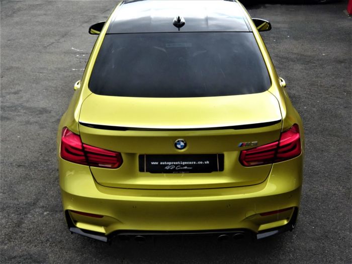 BMW M3 3.0 S-A WITH CARBON PACK RARE AUSTIN YELLOW LOW MILEAGE FBMWSH JUST SERVICED Saloon Petrol Yellow