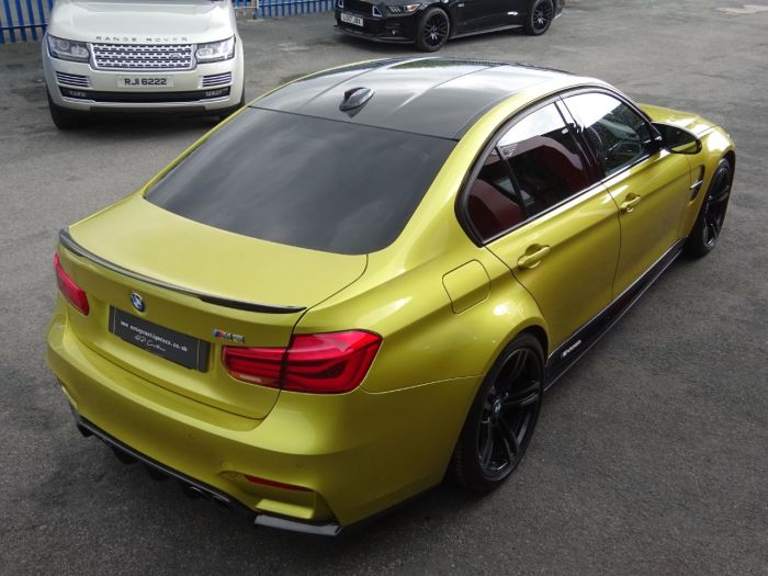 BMW M3 3.0 S-A WITH CARBON PACK RARE AUSTIN YELLOW LOW MILEAGE FBMWSH JUST SERVICED Saloon Petrol Yellow