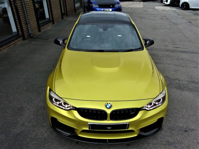 BMW M3 3.0 S-A WITH CARBON PACK RARE AUSTIN YELLOW LOW MILEAGE FBMWSH JUST SERVICED Saloon Petrol Yellow