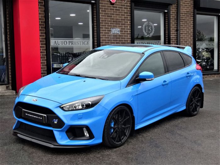 Ford Focus Rs 2.3 EcoBoost 5dr WITH EVERY EXTRA NITRO BLUE 66 REG MOUNTUNE 375 SHELL SEATS SUNROOF Hatchback Petrol Blue