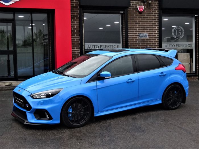 Ford Focus Rs 2.3 EcoBoost 5dr WITH EVERY EXTRA NITRO BLUE 66 REG MOUNTUNE 375 SHELL SEATS SUNROOF Hatchback Petrol Blue