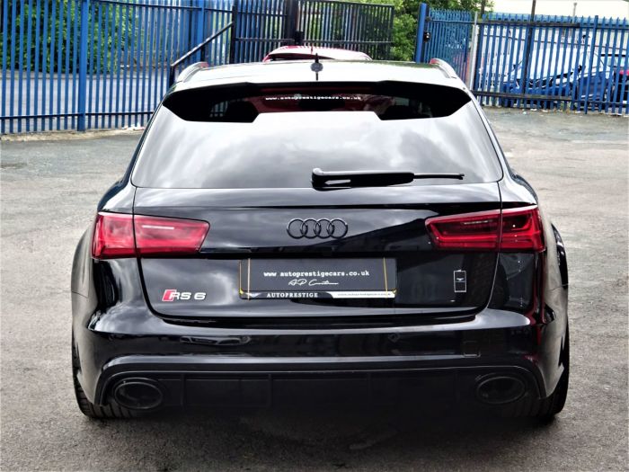 Audi RS6 4.0T FSI Quattro RS 6 Performance 5dr Tip Auto MYTHOS BLACK HUGH SPEC 1 OWNER Estate Petrol Black