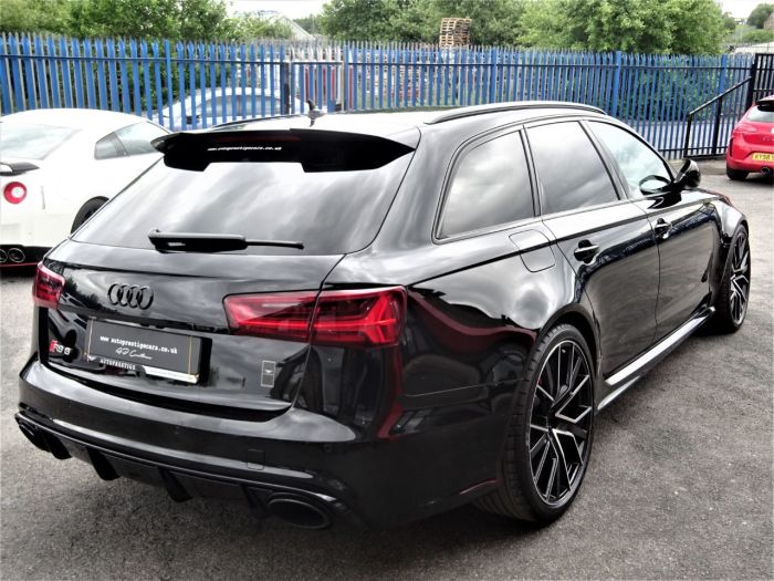 Audi RS6 4.0T FSI Quattro RS 6 Performance 5dr Tip Auto MYTHOS BLACK HUGH SPEC 1 OWNER Estate Petrol Black