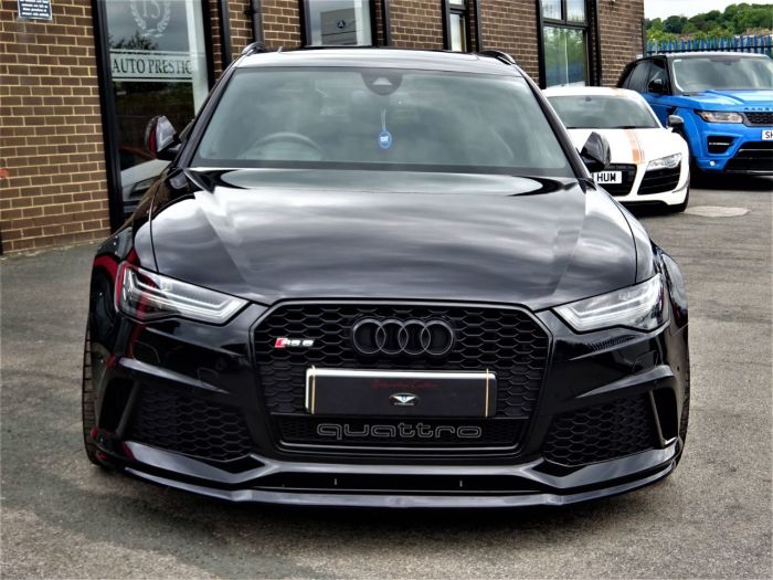 Audi RS6 4.0T FSI Quattro RS 6 Performance 5dr Tip Auto MYTHOS BLACK HUGH SPEC 1 OWNER Estate Petrol Black