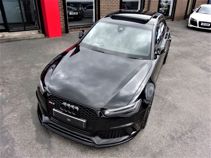 Audi RS6 4.0T FSI Quattro RS 6 Performance 5dr Tip Auto MYTHOS BLACK HUGH SPEC 1 OWNER Estate Petrol Black