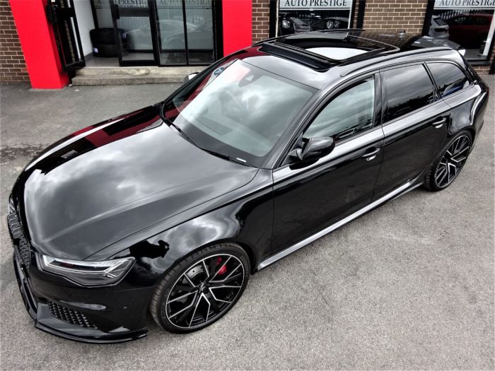 Audi RS6 4.0T FSI Quattro RS 6 Performance 5dr Tip Auto MYTHOS BLACK HUGH SPEC 1 OWNER Estate Petrol Black
