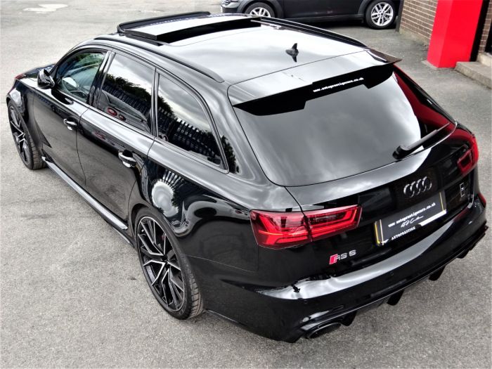 Audi RS6 4.0T FSI Quattro RS 6 Performance 5dr Tip Auto MYTHOS BLACK HUGH SPEC 1 OWNER Estate Petrol Black