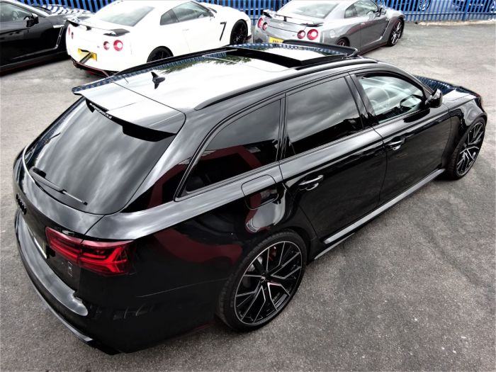Audi RS6 4.0T FSI Quattro RS 6 Performance 5dr Tip Auto MYTHOS BLACK HUGH SPEC 1 OWNER Estate Petrol Black