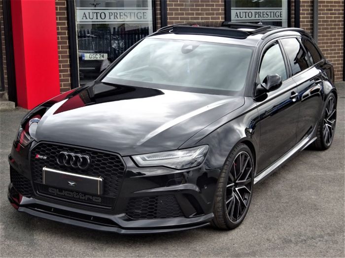 Audi RS6 4.0T FSI Quattro RS 6 Performance 5dr Tip Auto MYTHOS BLACK HUGH SPEC 1 OWNER Estate Petrol Black