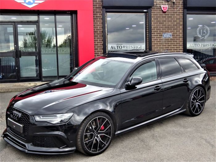 Audi RS6 4.0T FSI Quattro RS 6 Performance 5dr Tip Auto MYTHOS BLACK HUGH SPEC 1 OWNER Estate Petrol Black