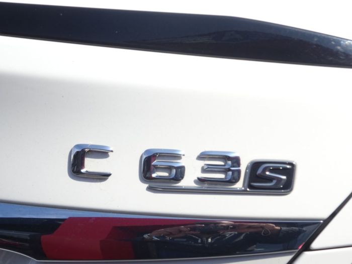 Mercedes-Benz C Class 4.0 C63 S Premium 4dr Auto WITH PAN ROOF JUST HAD 2500 SPENT AT MB Saloon Petrol White